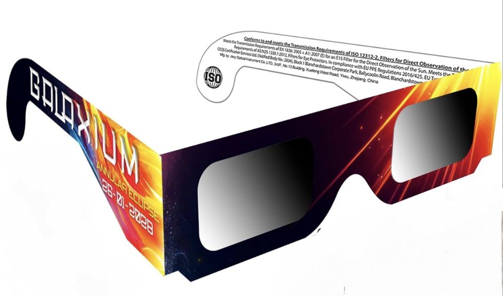 Óculos para Eclipse Solar