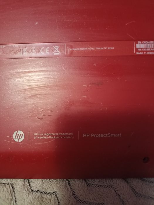 Ноутбук hp на запчасті
