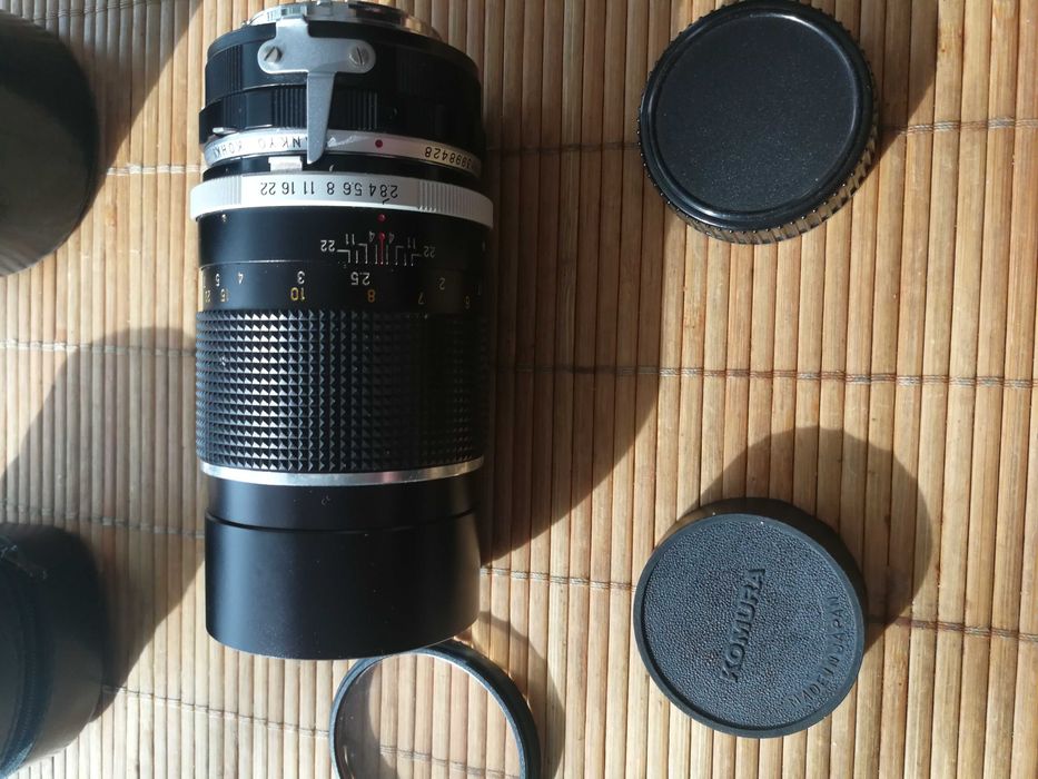 obiektyw 135/2,8  plus konwerter