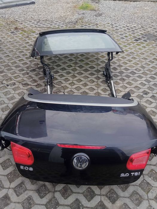 Dach kompletny mechanizm klapa tylna VW EOS czarny LC9X