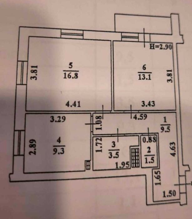 В продаже 2-комнатная квартира в ЖК "Уютный" на ул. Грушевского, средний этаж Хаджибейский р-н