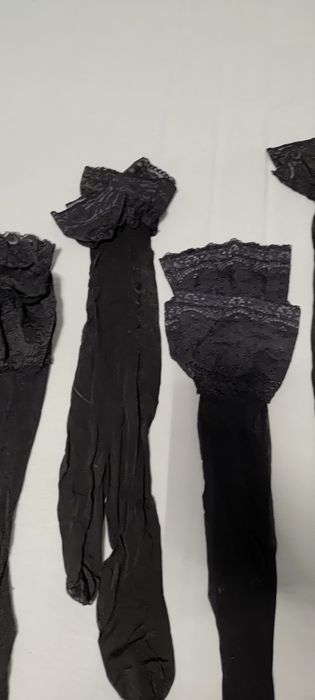 5 par pończoch  samonośnych