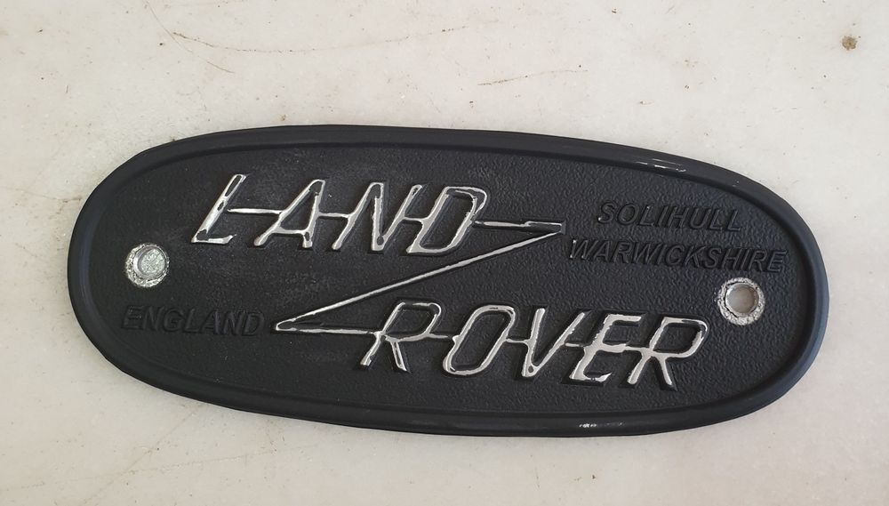 Placa da grelha land rover series