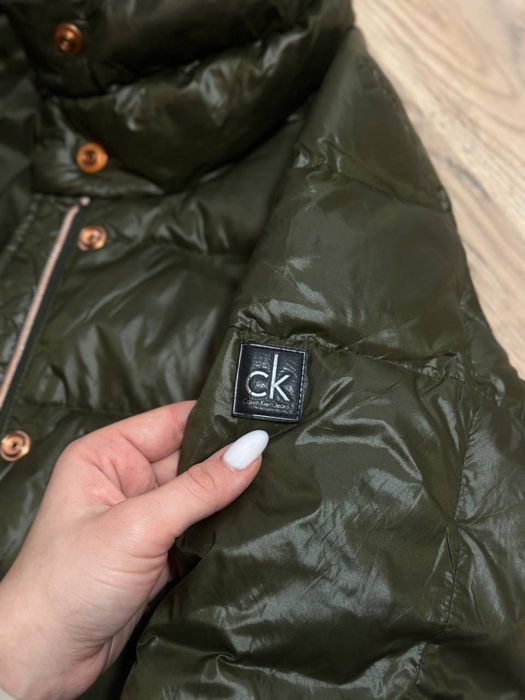 Зимова куртка calvin klein jeans справжній пух
