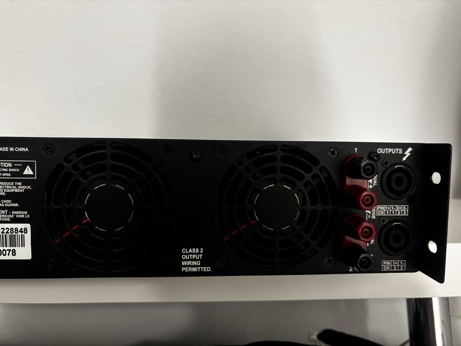 Amplificador Crown XLS 602 – Potência e Fiabilidade – Usado