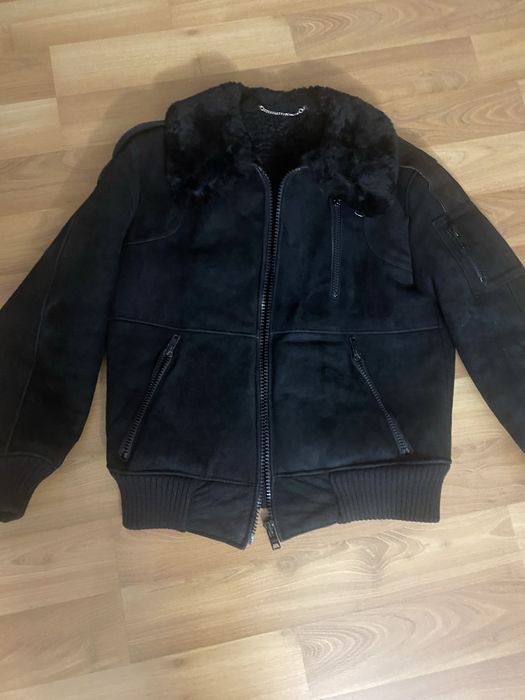 Kurtka - pilotka naturalna skóra