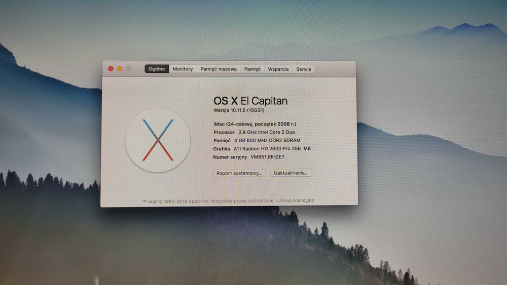 Apple iMac Early 2008 (iMac8,1)