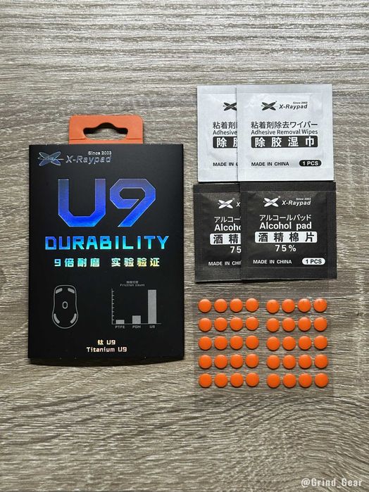 Глайди для скла X-Raypad Obsidian Pro Air / U9 Air / U9 Ultra — Точки