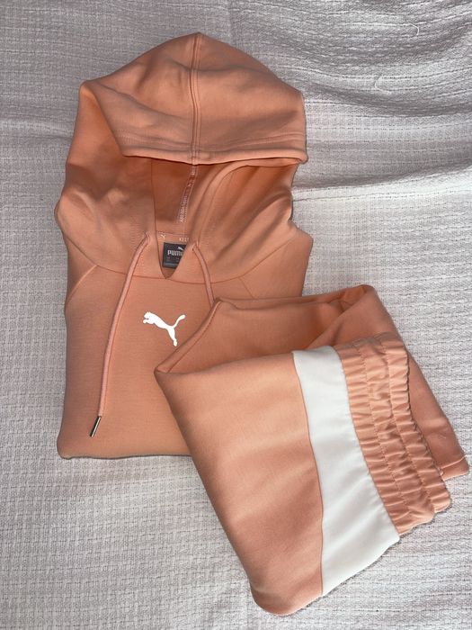 Спортивний костюм Puma оригінал жіночий, розмір XS, персиковий