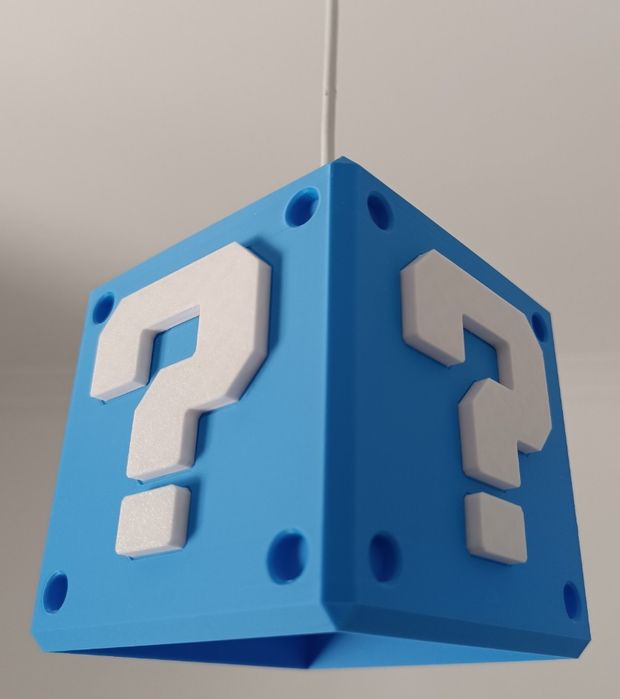Candeeiro Super Mario cubo ? Decoração | gaming