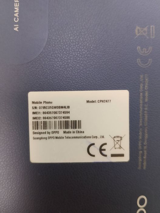 Oppo A17 używany półtora roku