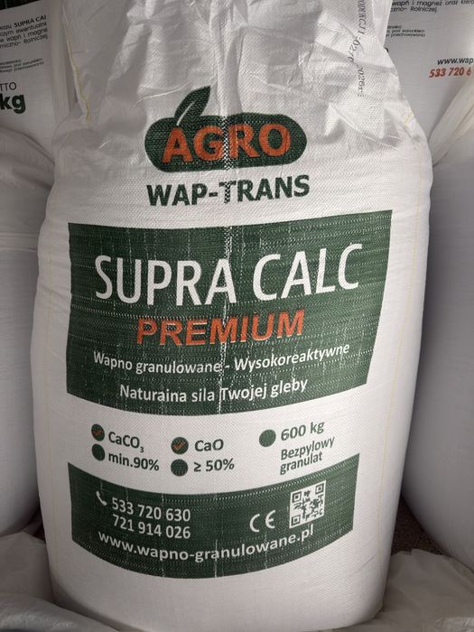 Wapno granulowane kredowe wapno magnezowe czarna kreda granulowana