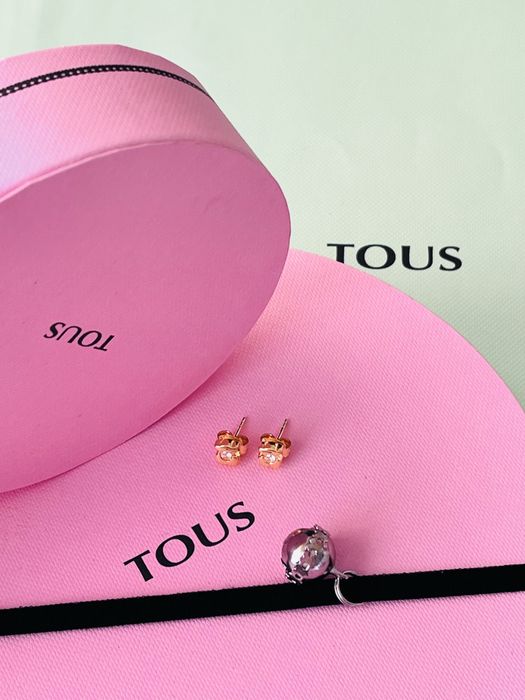 Tous nowy zestaw naszyjnik plus kolczyki