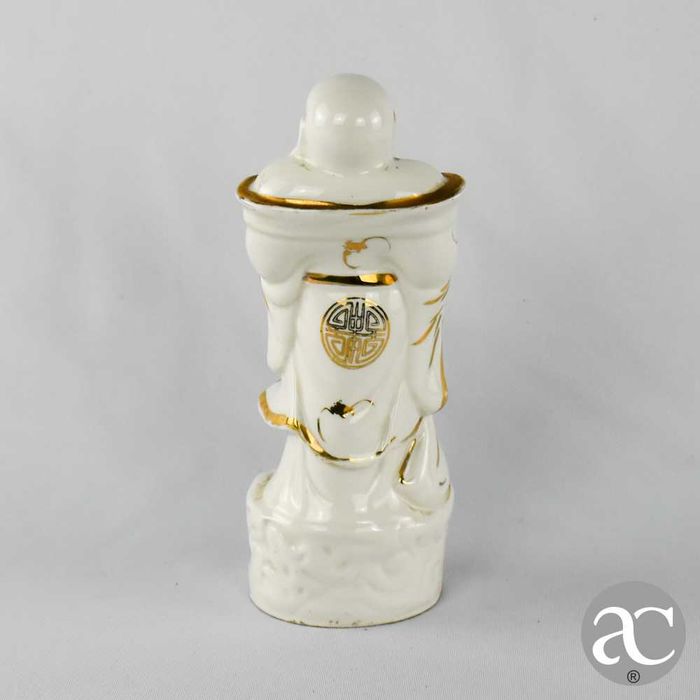 Buda em pé, porcelana da china, Circa 1970