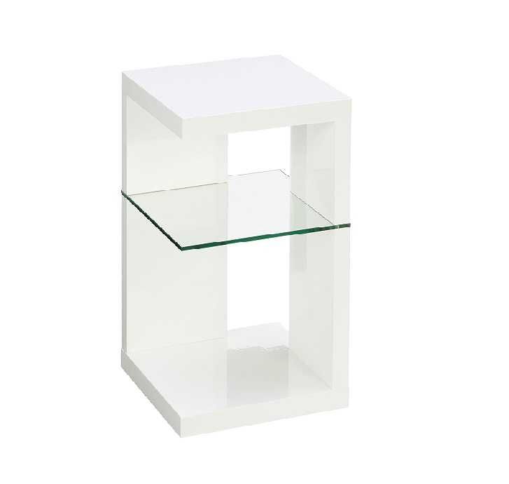 тумба Тумбочка стіл полка HomeTrends4You  Білий глянець
