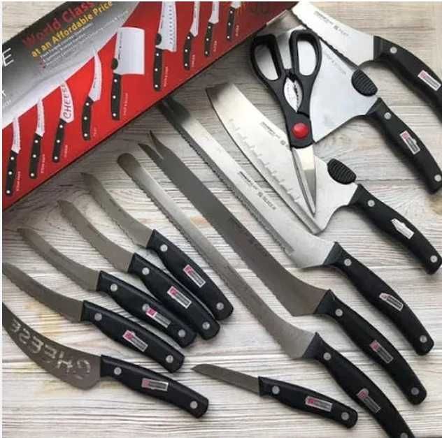 Набір кухонних ножів Miracle з 13 предметів - Професійне заточення