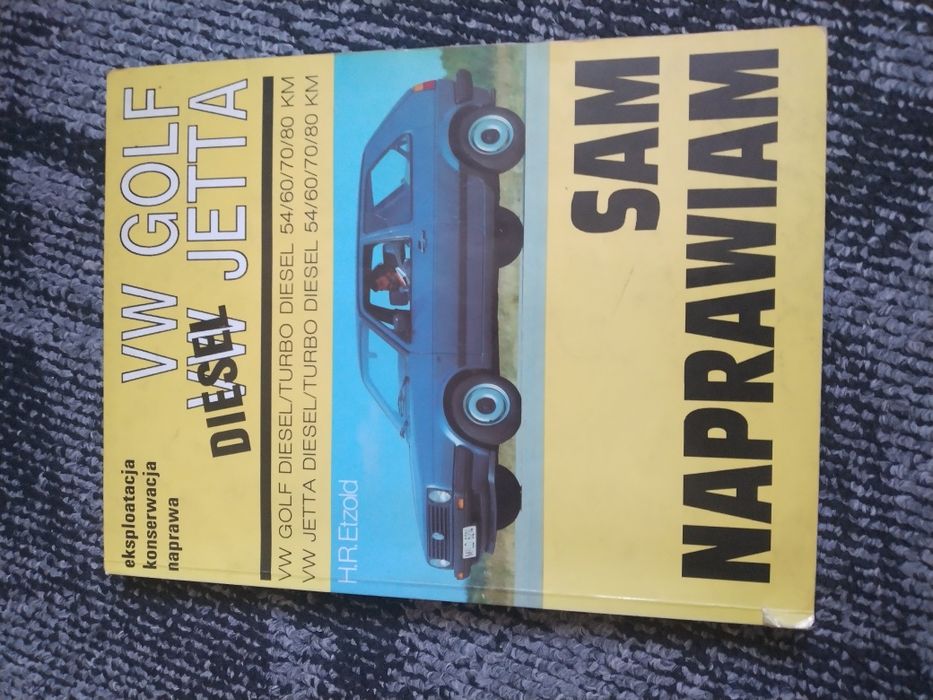 Naprawa VW golf 2 książki