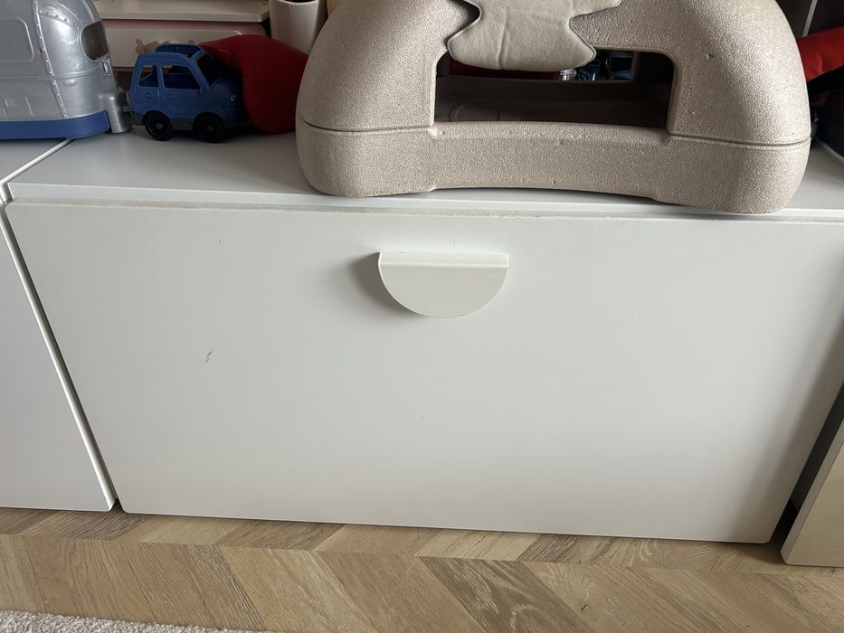Skrzynia na zabawki duża 90 cm wysuwana pojemna