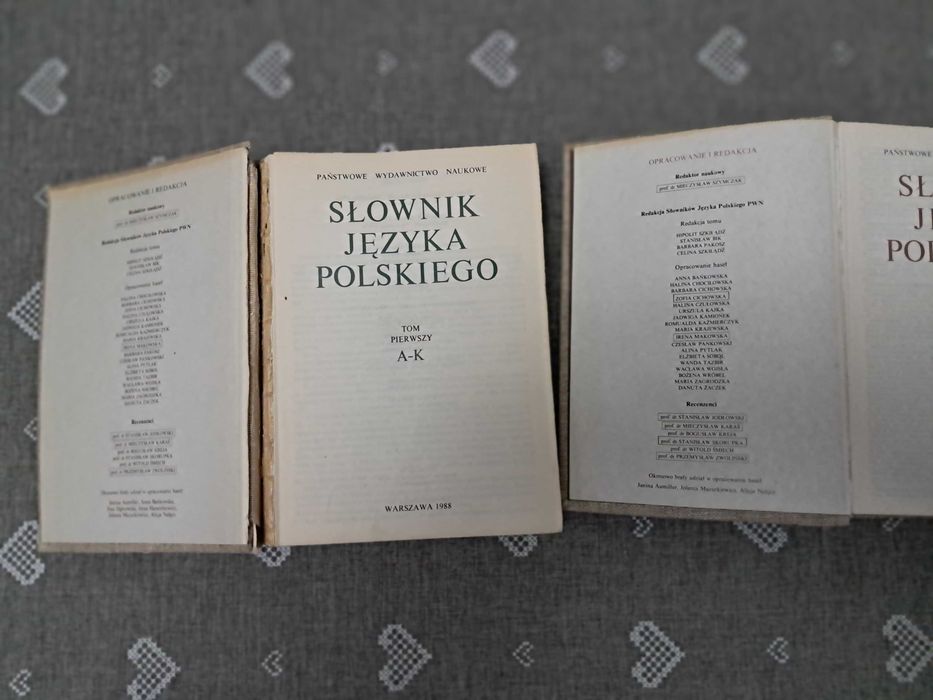 Słownik Języka Polskiego - 3 tomy - twarda oprawa - PWN - 3290 stron