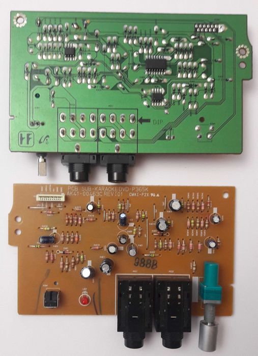 Плата ревербератора в1д DVD