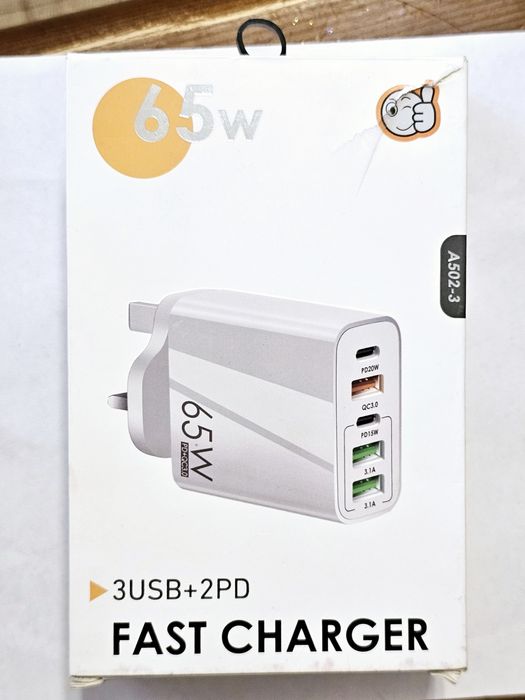 Швидка зарядка 65 Вт 5 в 1