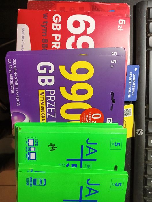 Karty dom różnych operatorów