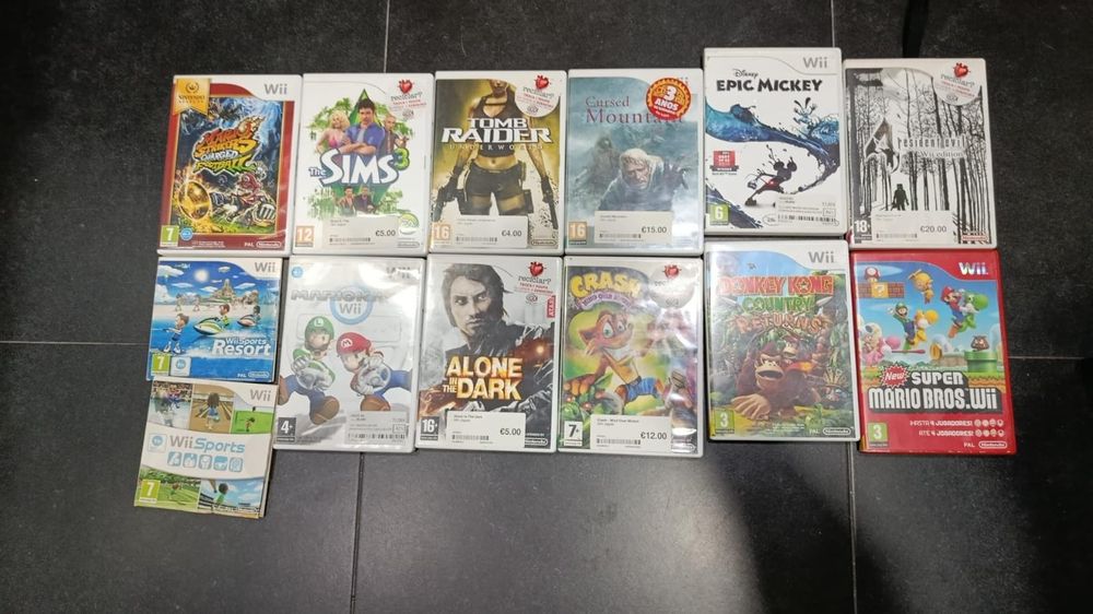 Nintendo Wii com jogos