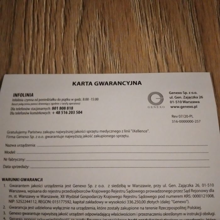 Termometr bezdotykowy