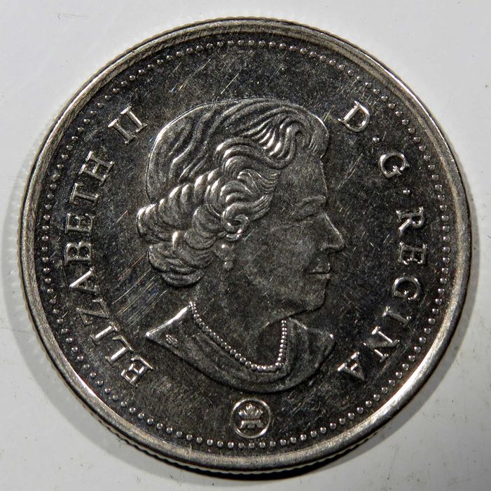 Moeda Canadá - 25 Cents 2021 - Soberba não circulada.