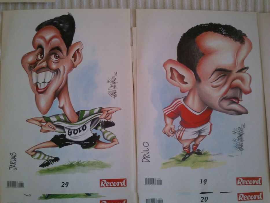 Colecção, As Caricaturas do Record de 2002, de Carlos Laranjeira