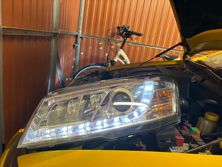 Fiat Stilo lampy przód przednie Sonar Daylight led soczewka 3d/3dzwi