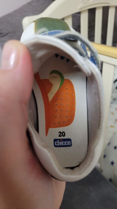 Детские ботинки КОЖА, кросовки, Chicco, 20 р, 13 см