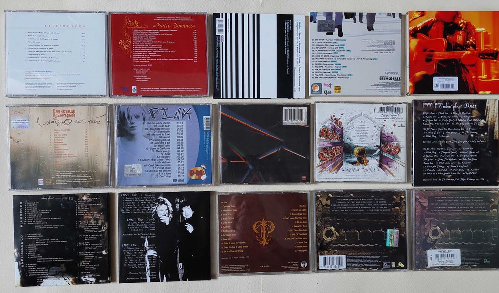 Диски CD. Nazareth. Ozzy Osbourne. Metallica. Jimmy Page...