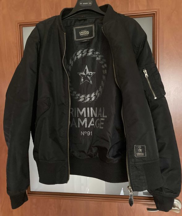 kurtka męska bomber(ka), L, Criminal Damage, 450 zł