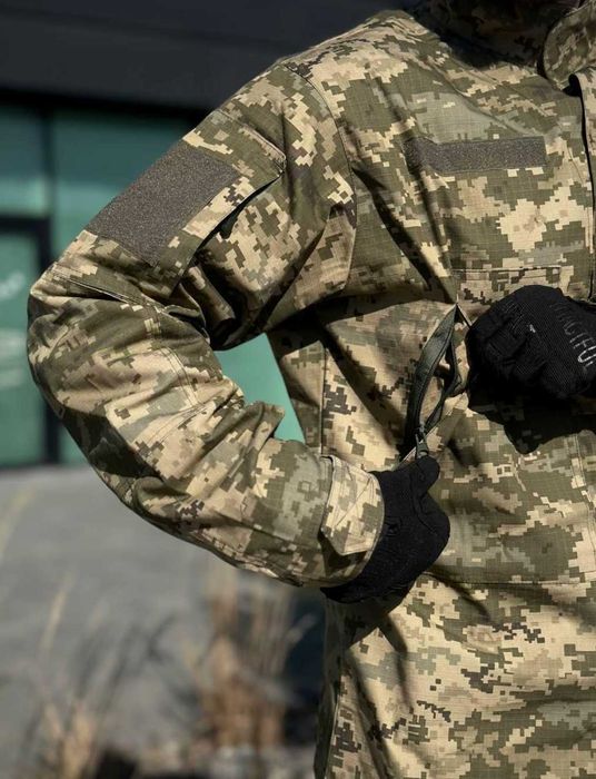 Тактическая форма полевая пиксель рип стоп армейский уставной костюм