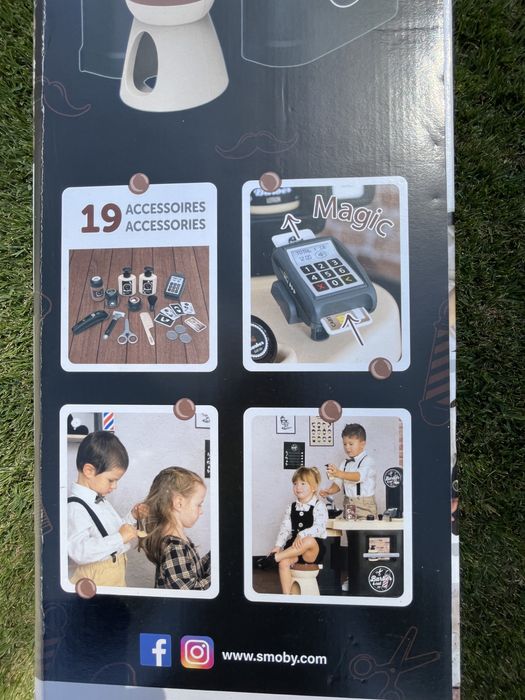 Brinquedo Banca de Barbeiro para Crianças NOVO