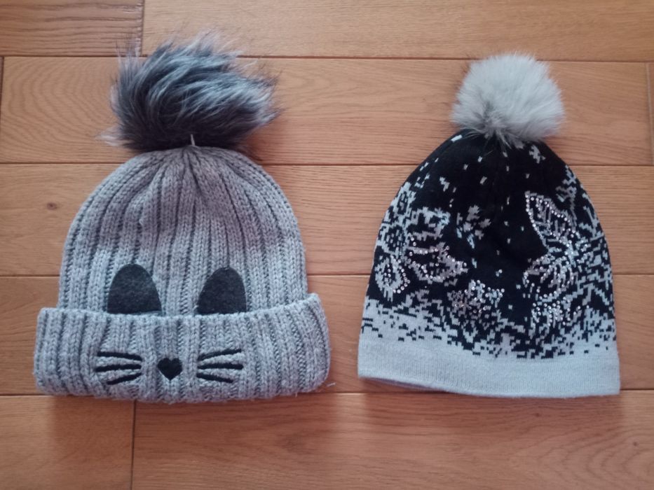 Шапки на дівчинку 5, 6, 7, 8 р.