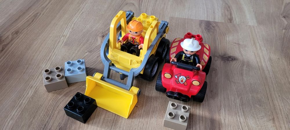 Lego Duplo Spychacz oraz Wóz strażacki (5650, 5603)