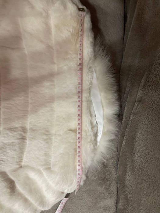 Коротка шуба з кролика