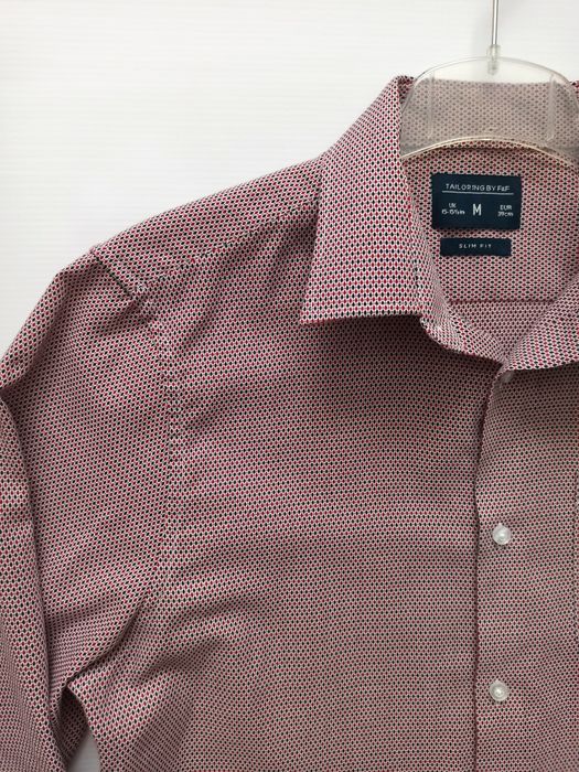 Elegancka męska koszula w drobny wzór M 39 F&F
