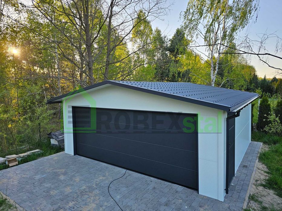 garaż ocieplany 5x7 płyta warstwowa brama segmentowa MONTAŻ CAŁY KRAJ