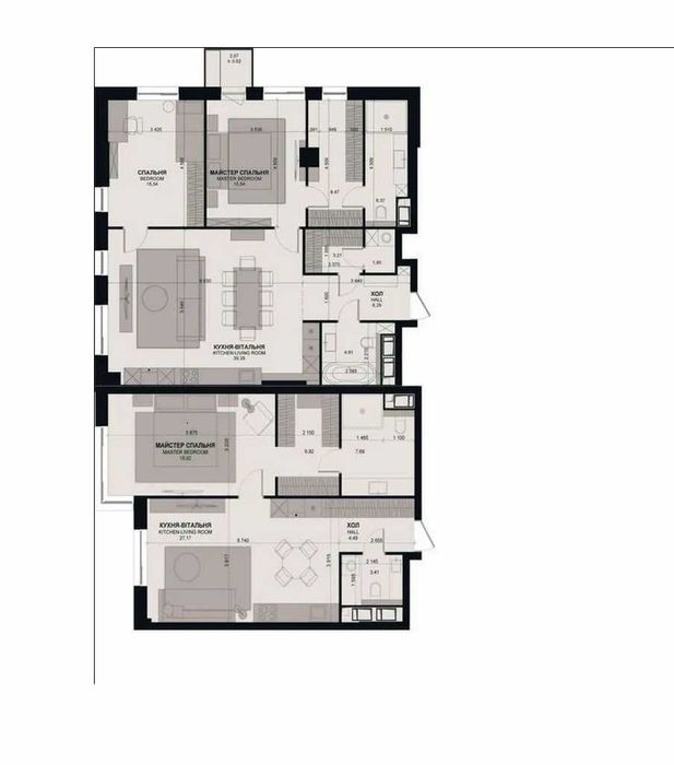 4+-rooms apartment apartment by the address st. Bulvar Druzhby Narodov (area 200 m²) - Atlanta.ua - photo 3