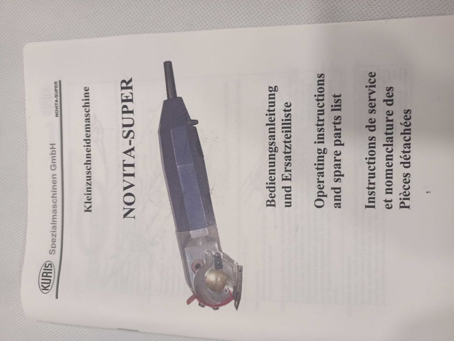 Máquina de corte de tecido com faca rotativa NOVITA Super