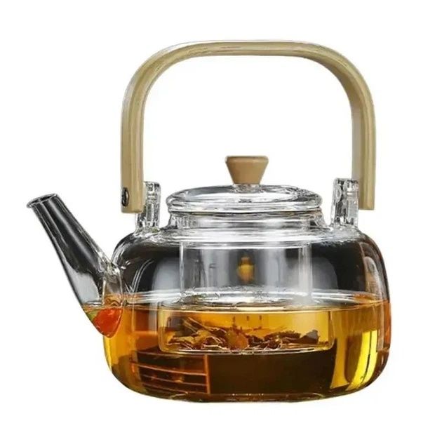 Чайник-заварник скляний H1026 850 мл — зручне рішення для щоденного ча