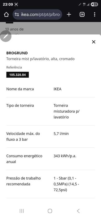 Torneiras de pé alto lavatório