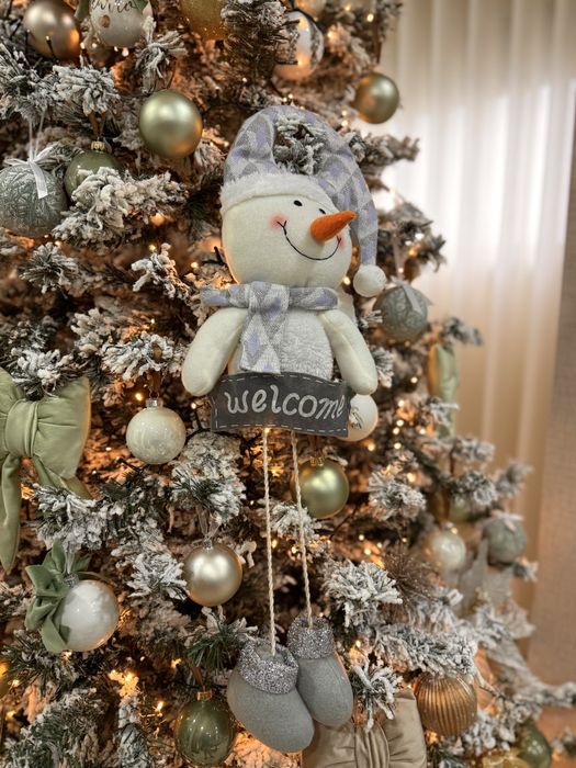 Enfeite Natal Boneco de Neve - como novo