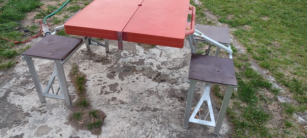 Składany stół piknikowy walizka stolik turystyczny