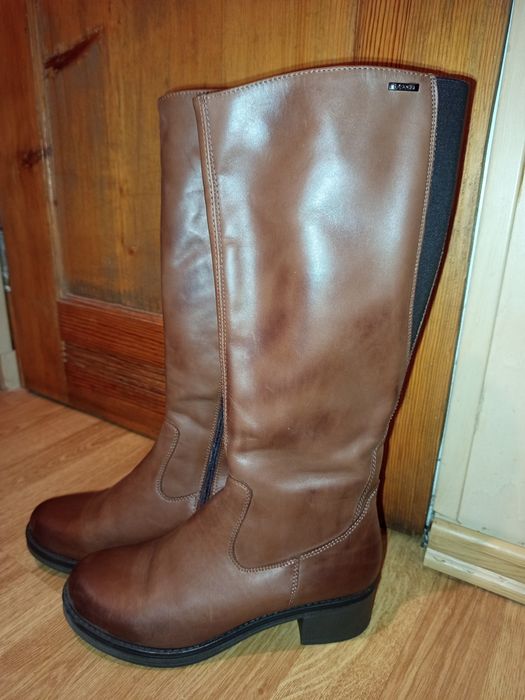 Damskie skórzane kozaki LASOCKI r.38.5 stan idealny