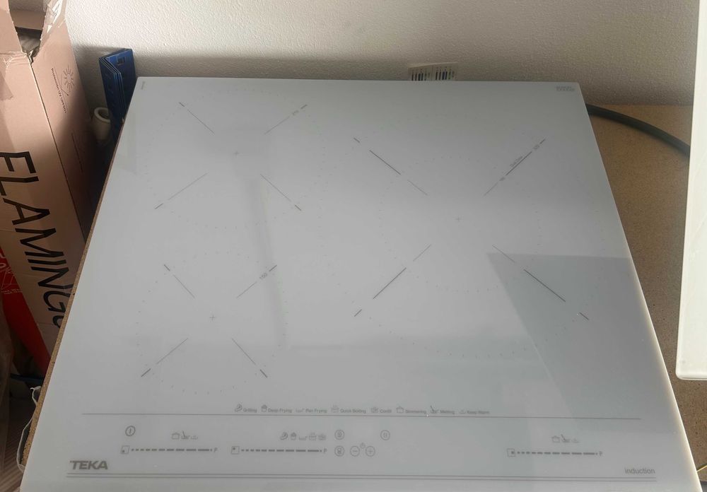 Conjunto Placa Indução / Exaustor TEKA Branco