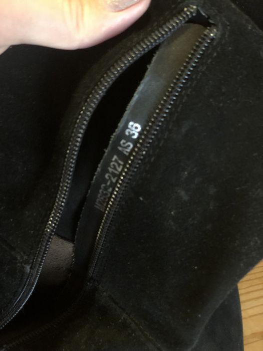 Ботфорты замш натуральные